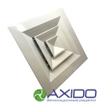 Алюминиевые потолочные диффузоры 4-АПР (с КРВ) 300*300